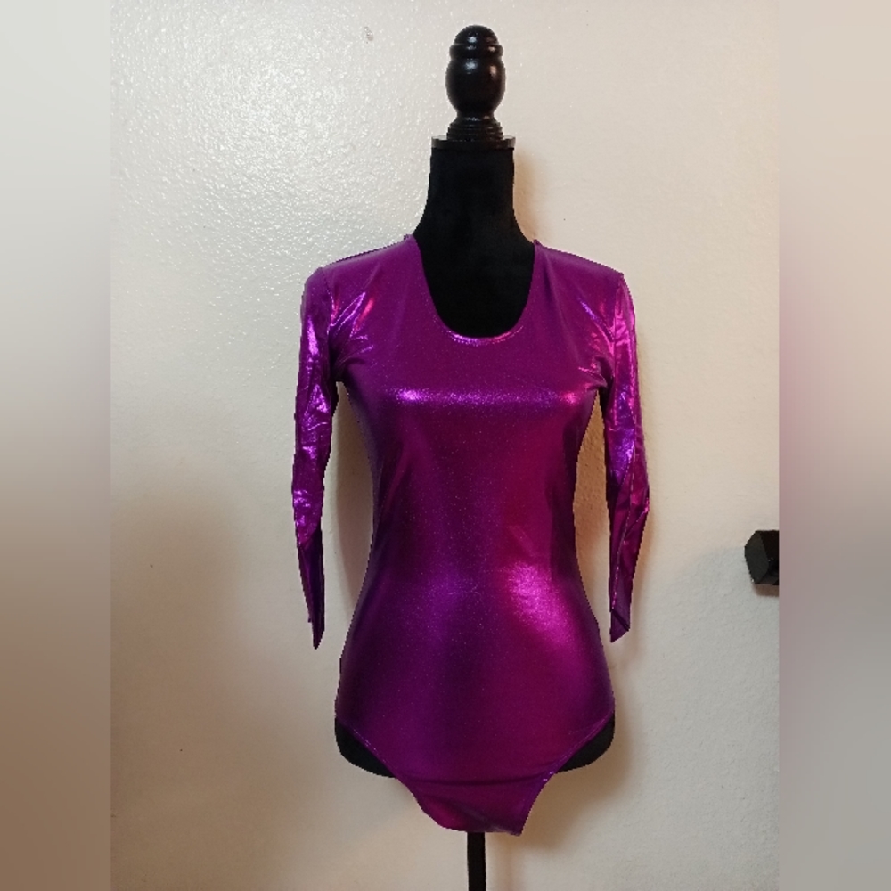 NWT  Bodysuit size M/L color purple